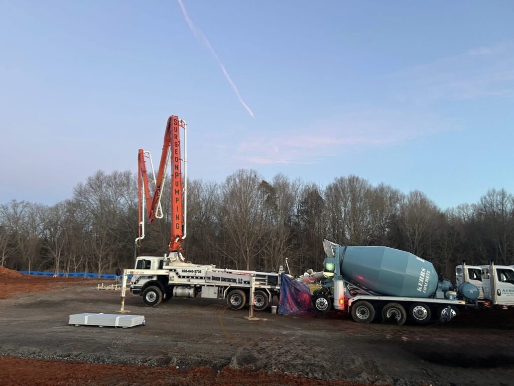 Concrete Boom Pumping